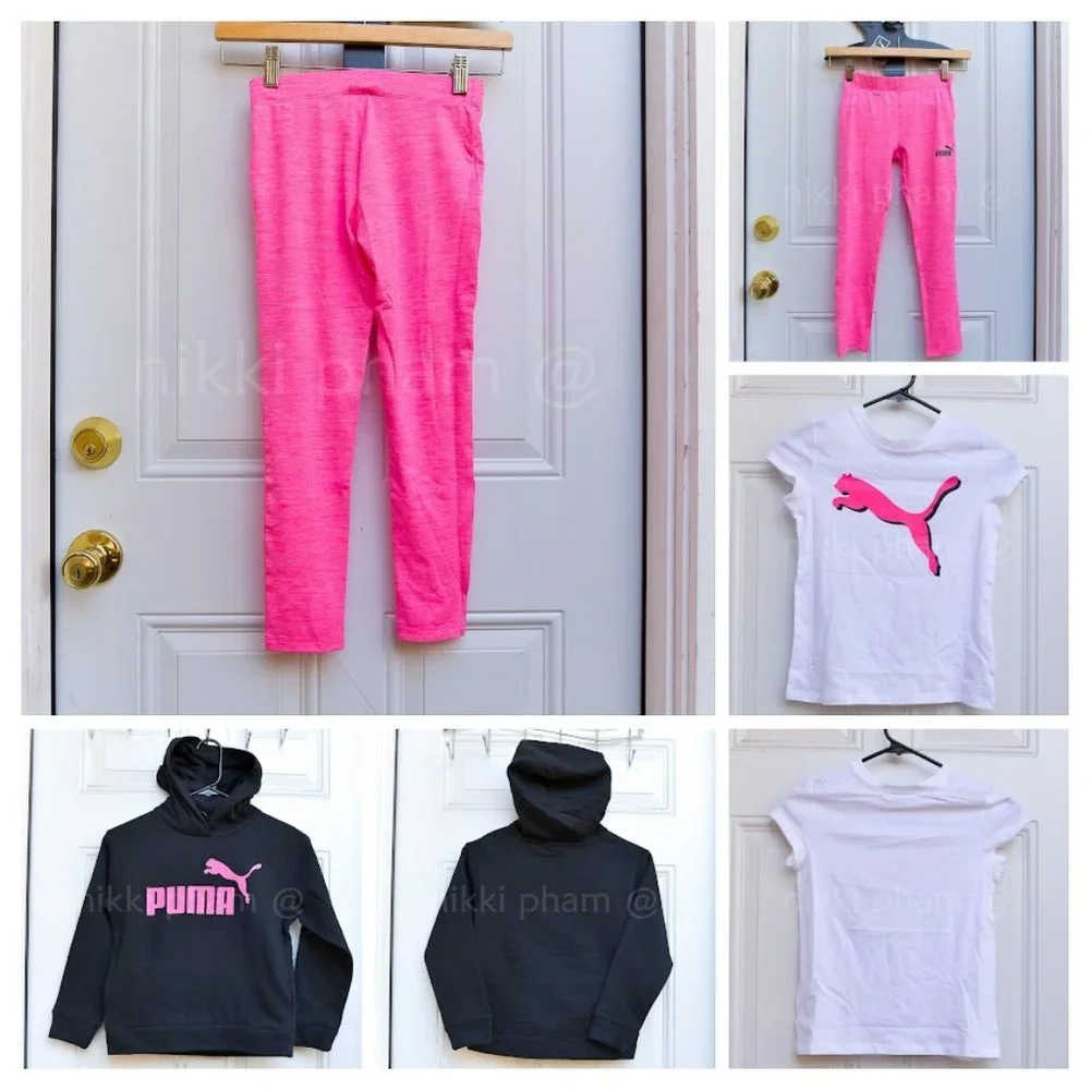 BRAND NEW PUMA YOUTH 3 PIECE SET IN PINK
